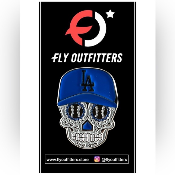 LA Sugar Skull Enamel Pin - Picture 2 of 2